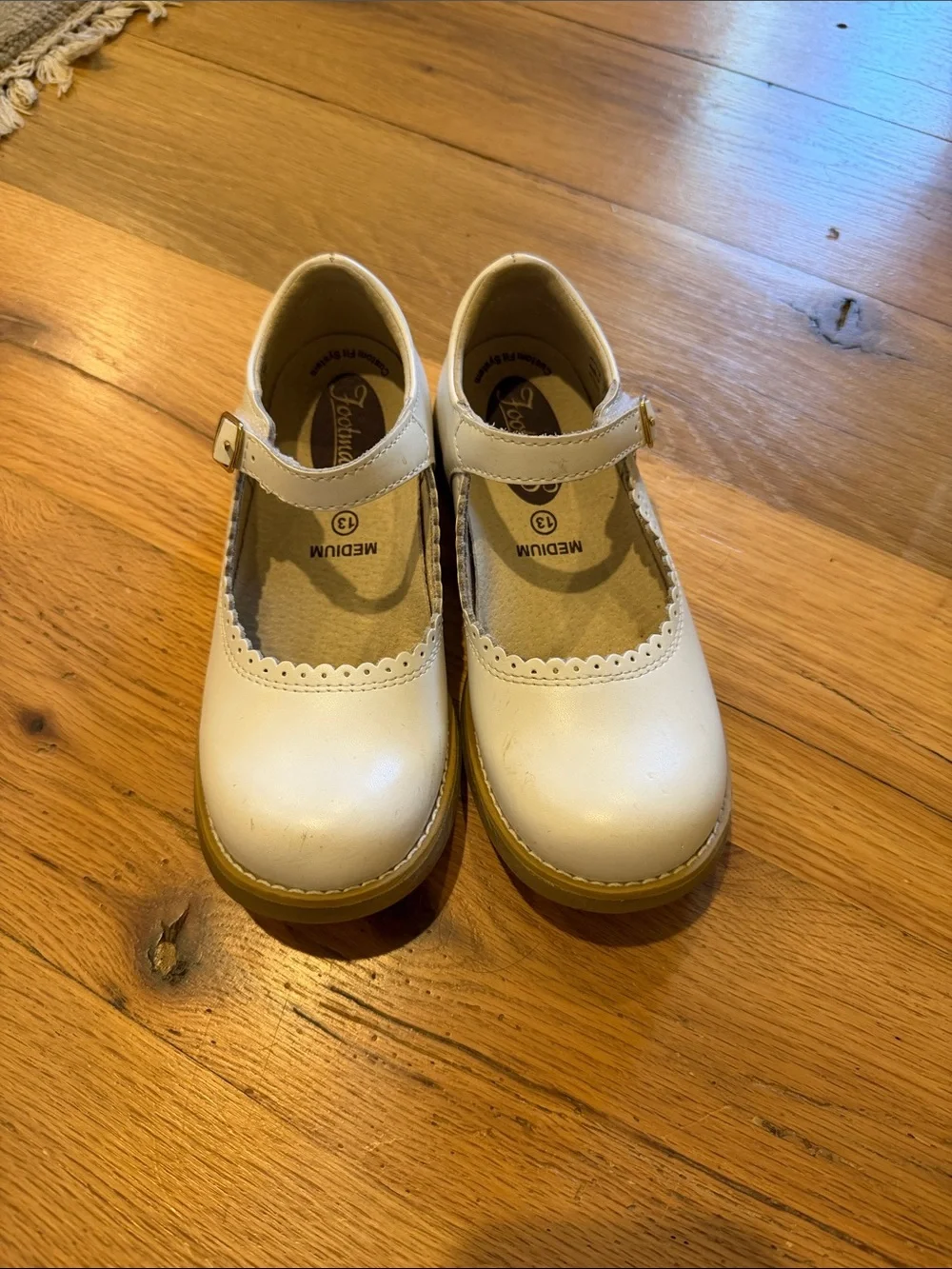 FootMates White Girls' Mary Jane Dress Shoes
